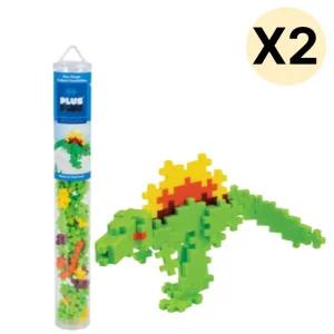 맥포머스 십자블록 튜브형 스피노사우르스 100p X 2p