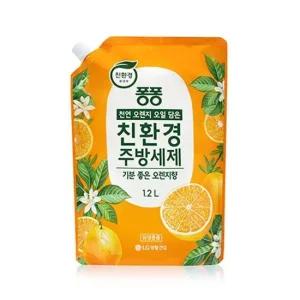 퐁퐁 주방세제 오렌지향 주방세제 주방세제리필 설거지세제 1종주방세제