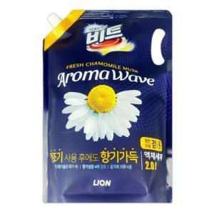 비트 때가 쏙 웨이브 카모마일 겸용 액체 세탁세제 리필용 2L D 세탁세제 드럼 빨래 겸용