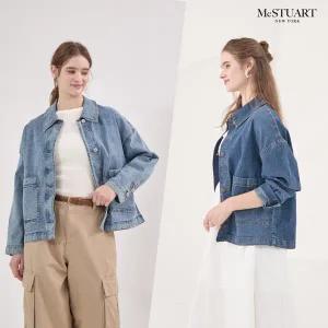 [McSTUART] 맥스튜어트 에디션 오버핏 데님자켓2종(여)