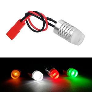 RC 드론 쿼드콥터 고정익 항공기 부품용 JST 플매트 카펫 러그 1.5W 슈퍼 브라이트 12V LED 조명 신호 서치
