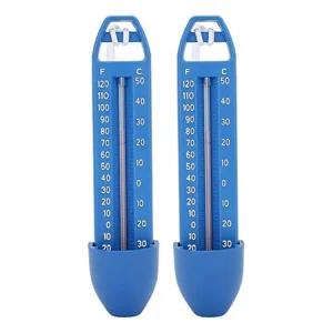 조립식 T02C2Pcs 풀 온도 측정기 Easytouse 수영장 액세서리 스파 사우나 야외 및