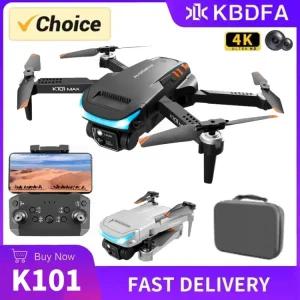 드론 K101 Max Dr fesional 듀얼 HD 카메라 항공 사 FPV 헬리콥터 장애물 회피 Foldable RC Quadcopter