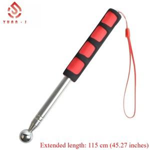 YUANJ 115CM  드럼 해머 하우스 검사 도구 스테인레스 스틸 텔레스코픽 감지 타일