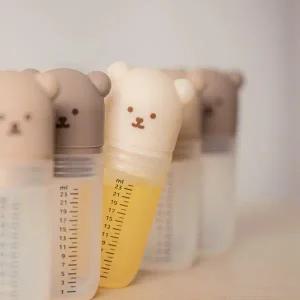 [아가드] 실리콘 투약병 23ml 3종 세트 아기 물약병 물약통