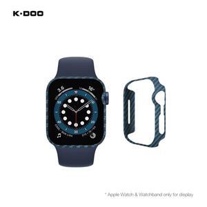 KZDOO Keivlar 엣지 스마트 워치 케이스, 오리지널 정품 탄소 섬유, 애플 경량 방탄, 40mm,44mm, 41mm, 45m