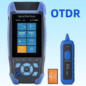 미니 프로 OTDR AUA900D 반사계 RJ45 기능 OLS OPM 이더넷 케이블 테스터 광섬유 VFL 9가지 추적기