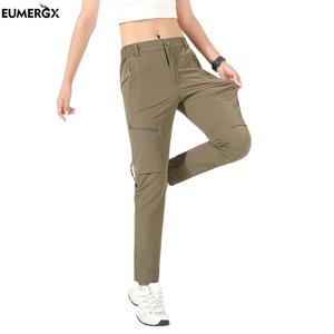 바이크 오토바이 바지 팬츠 라이더 라이딩 진 청 EUMERGX 여성 여자 여름 하이킹 건조 방수 카고 캠핑 등산