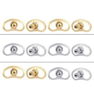 호환 4개의 귀걸이 안정기 세트 신중한  패치 리프터 DROOPY EARS STUDS STOPPERS F19D