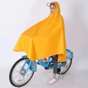 바람막이 자전거우비 배달 장마철 비옷 우의 노란색 대모자 자전거 우비