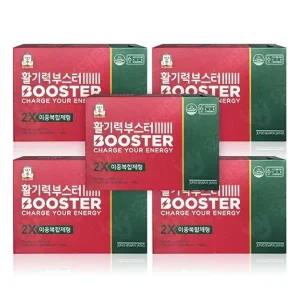 [정관장] 정관장 활기력 부스터 (액상 20ml + 정제 400mg) x 14개입 x 5박스 WYS