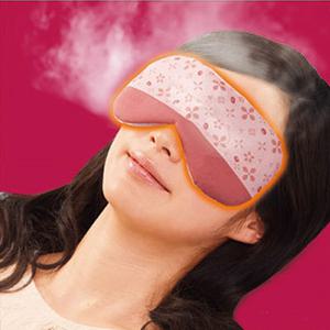 천연스팀 눈마사지패드/전자렌지에서 간편하게 데워서 사용함/팥이 들어 있음/스팀으로 눈마사지