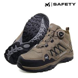안전화 밀레 Safety M-05 다이얼락 액션누벅 N'CROTEX 방수 투습 파일론 루버 쿠션감