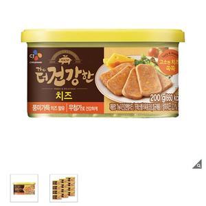 CI[식품(가공식품)]더 건강한 캔햄 치즈 200g x 12캔