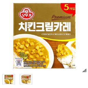 CI[식품(가공식품)]오뚜기 치킨 크림 카레 200g x 5