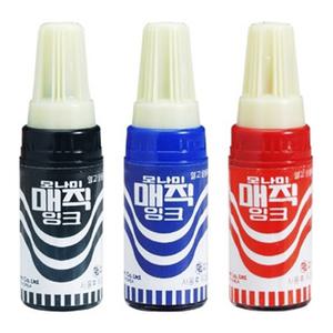 모나미 잉크 병매직 1갑 12개입 마카 펜 POP 유성매직