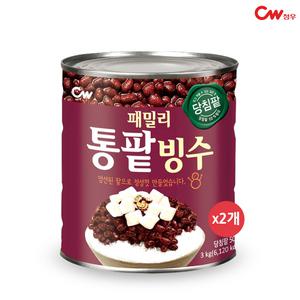 청우 패밀리 통 팥빙수 팥 3kg x2개 / 빙수 재료