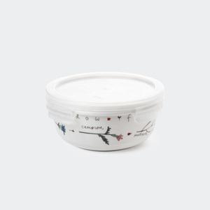 [롯데백화점]레이첼바커 젠한국 메도우플라워 원형 대 밀폐용기 610ml