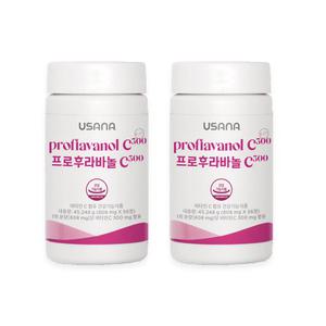 유사나 프로후라바놀 C300 56정 2병 항산화 세포보호 비타민C 포도씨추출물