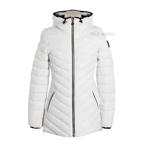 [롯데백화점]무스너클 23FW 여성 M32LJ115 891 락클리프 로고 패딩 점퍼 화이트