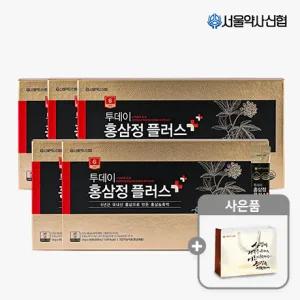 6년근 투데이 홍삼정 플러스 60포 5세트 쇼핑백 포함)