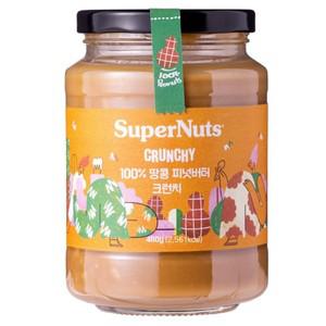 슈퍼너츠 100% 땅콩 피넛버터 크런치 460g 2개