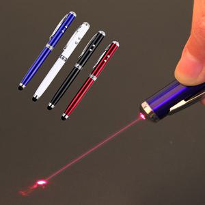 다기능 레이저 포인트 터치 볼펜 정전식 선물 메탈바디 LED라이트기능
