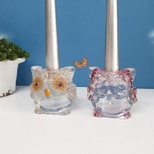 [RGKN4O80]부엉이 유리 촛대 2color 키워드없음