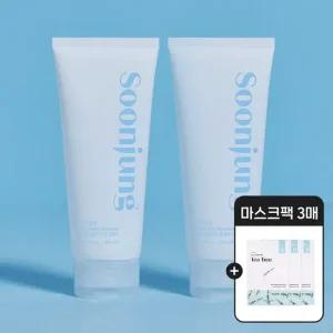 [GIFT] 순정 약산성 5.5 폼 클렌저 2개 + 마스크팩 3매  클렌징폼