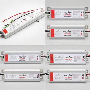 국산 방수 LED 안정기 SMPS 60W 100W 200W 300W 조명 컨버터 12V 24V 울빛