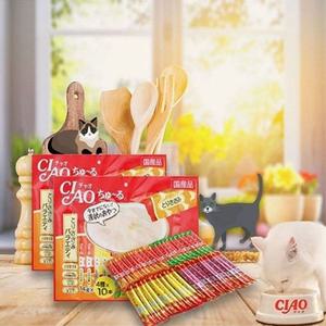 이나바 고양이 츄루 고양이 간식 닭가슴살 14gx40p (WDDC4E1)