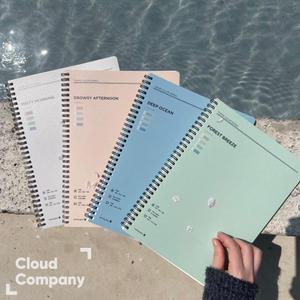 모닝글로리 테마컬러 스프링노트 (16절/20절/좌철) 세로줄 학생 줄노트 유선공책