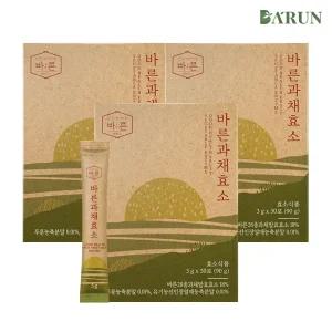 [바른] 저분자 클렌즈 과채 효소 30포x3박스(총 90포)