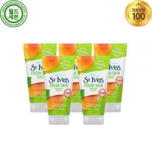세인트이브스 프레쉬 스킨 살구 스크럽 각질제거 28g 5개 Fresh Skin Scrub