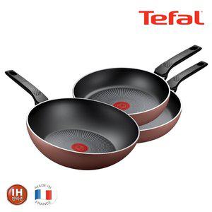 [기타]테팔 팬&냄비 PTFE IH 뉴 셰프터치 3종세트 (프라이팬 20cm + 24cm + 볶음팬 28cm)