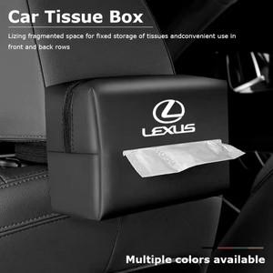자동차 티슈 박스 썬바이저 시트 백 종이 타월 보관 가방 Lexus ES RX NX LS UX LM LX GX IS300 RX350