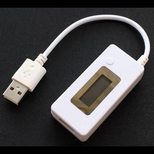 호환 1개 KCX-017 화이트 테일 LCD USB 미니 전압 전류 검출기 휴대폰 전원 용량 테스터 스냅 샷