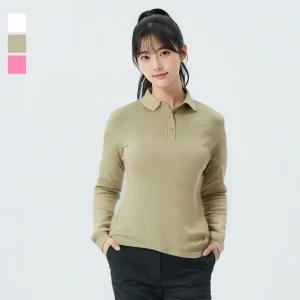 웨스트우드 여성 베이직 긴팔 폴로티_WO1WCTP408