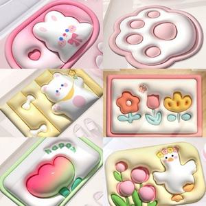6종 3D 착시 규조토 발매트 입체프린팅 미끄럼방지 고무 화장실쿠션
