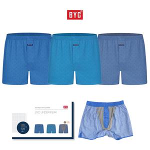 BYC 더블박서 3매입 1029 ( 속망사 내장형 트렁크 )