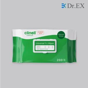 클리넬 살균 소독 티슈 유니버셜 프로 와입스 200매입 Clinell Universal Pro Wipes
