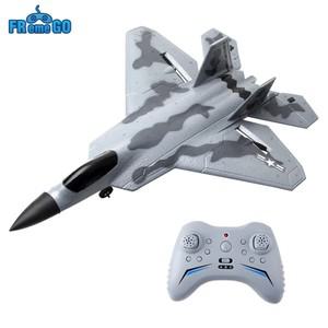 전투기 스타일남아용 FX922 RC 비행기 리모컨 F-22 랩터 전투기 EPP 폼 글라이더 항공기 장난감 2.4G 2CH 4