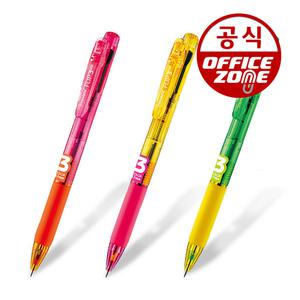 모나미 플립3 3색 볼펜 멀티펜 블랙 0.5 형광잉크 0.7