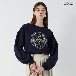 [ab.f.z] 플라워 프린팅 라운드넥 맨투맨 티셔츠 (AFZ5MK38A)