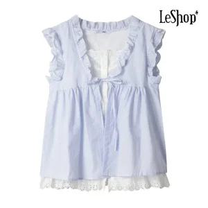 [르샵] 프렌치 프릴 레이스 블라우스 (BP4BL060A)