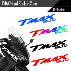 스쿠터 바디 사이드 스트립 페어링 스티커 로고 데칼 반사 오토바이 액세서리 TMAX 500 Tmax530 Tmax500 Tm