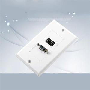 전기콘센트멀티탭 HDMI 월 플레이트 HDMI VGA F-F VGA F-F