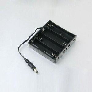 고품질 Coms 배터리 홀더 케이스 18650 4구 DC 5.5 15cm Plug 배터리케이스 18650배터리충전기 (WFHRJWA)
