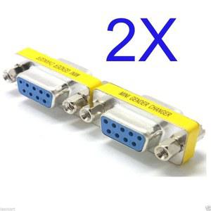 2개 직렬 RS232 M/F 베 칩셋 커플러 C2G 6피트 industrail