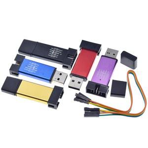 ARDUINO용 5PCS 시뮬레이터 다운로드 ST STLINK A41 프로그래밍 프로그래머 V2 STM32 미니 TZT 커버 STM8 LINK
